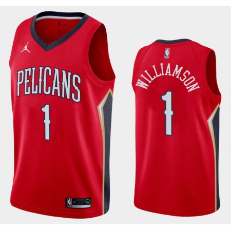 Herren NBA New Orleans Pelicans Trikot Zion Williamson 1 Jordan Brand 2020-2021 Statement Edition Swingman